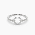 0.07 ct Lab-Grown Diamond Round Whisper Ring