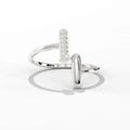 0.07 ct Lab-Grown Diamond Round Featherlight Ring