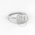 0.09 ct Lab-Grown Diamond Round Rose Gold Ring
