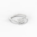 0.10 ct Lab-Grown Diamond Round Sleek Ring