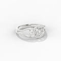 0.21 ct Lab-Grown Diamond Round Pavé Ring