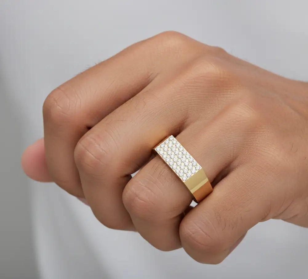 0.18 ct Lab-Grown Diamond Men's Everyday Ring