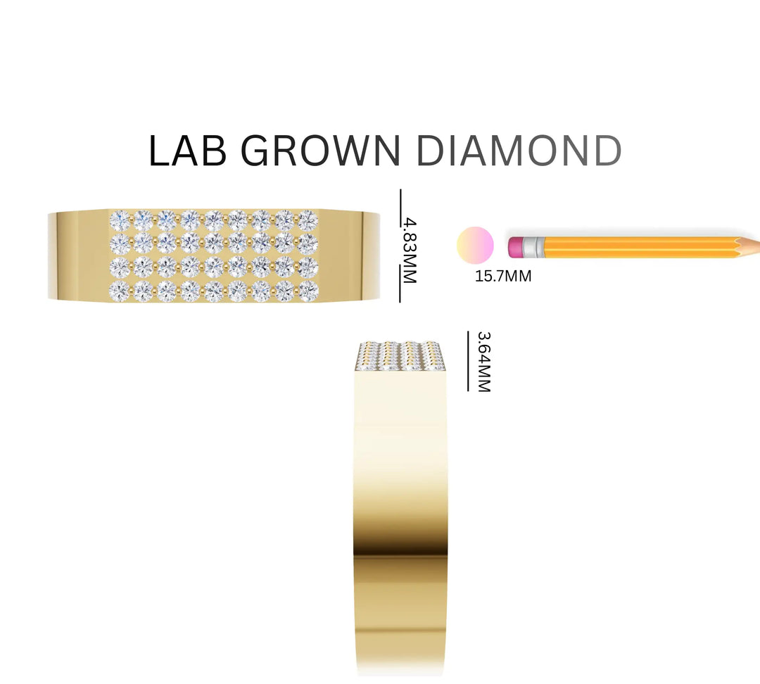 0.18 ct Lab-Grown Diamond Men's Everyday Ring