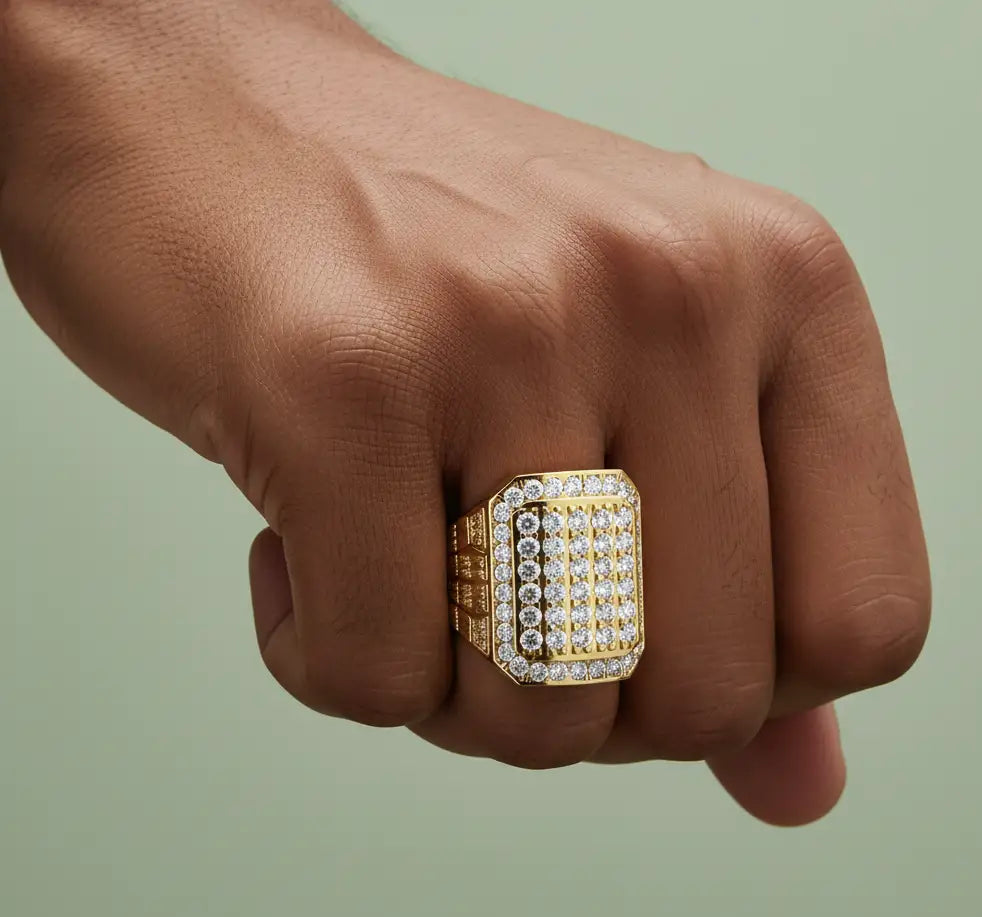 1.12 ct Lab-Grown Diamond Men's Party Wear Ring