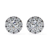 0.6 Ct Aurora Halo Studs