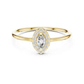 0.21ct Lab Grown Diamond Romantic Flourish Ring