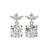 2.1 Ct Celestial Petal Hoops