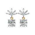 0.9 Ct Radiant Linea Hoops