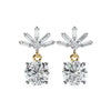 0.9 Ct Radiant Linea Hoops