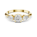 0.81ct Lab Grown Diamond Luminous Duo Ring
