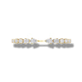 4.26 ct Lab Grown Diamond Pearlescent Cascade Bracelet