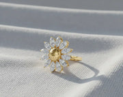 The Marquise Halo Cluster Ring