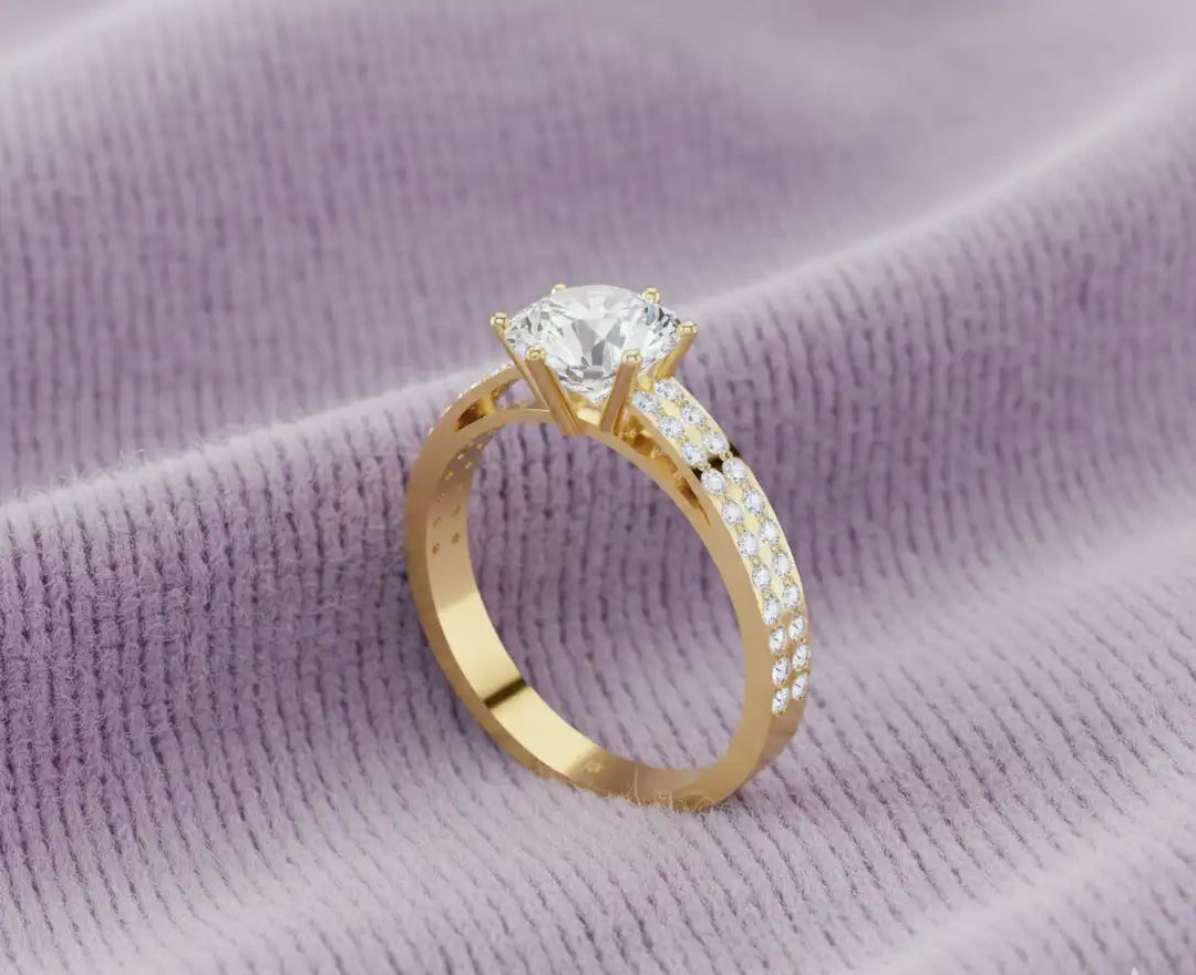 The Solitaire Glow Ring