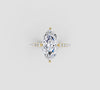 The Marquise Solitaire Crest Ring