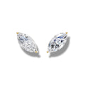 2 ct Lab-Grown Diamond Marquise Cut Stud Earrings