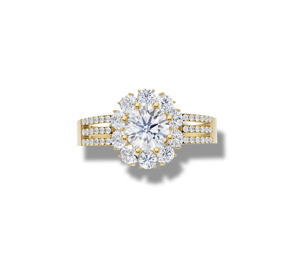 1.46 Ct Lab-Grown Diamond Round Forever Ring