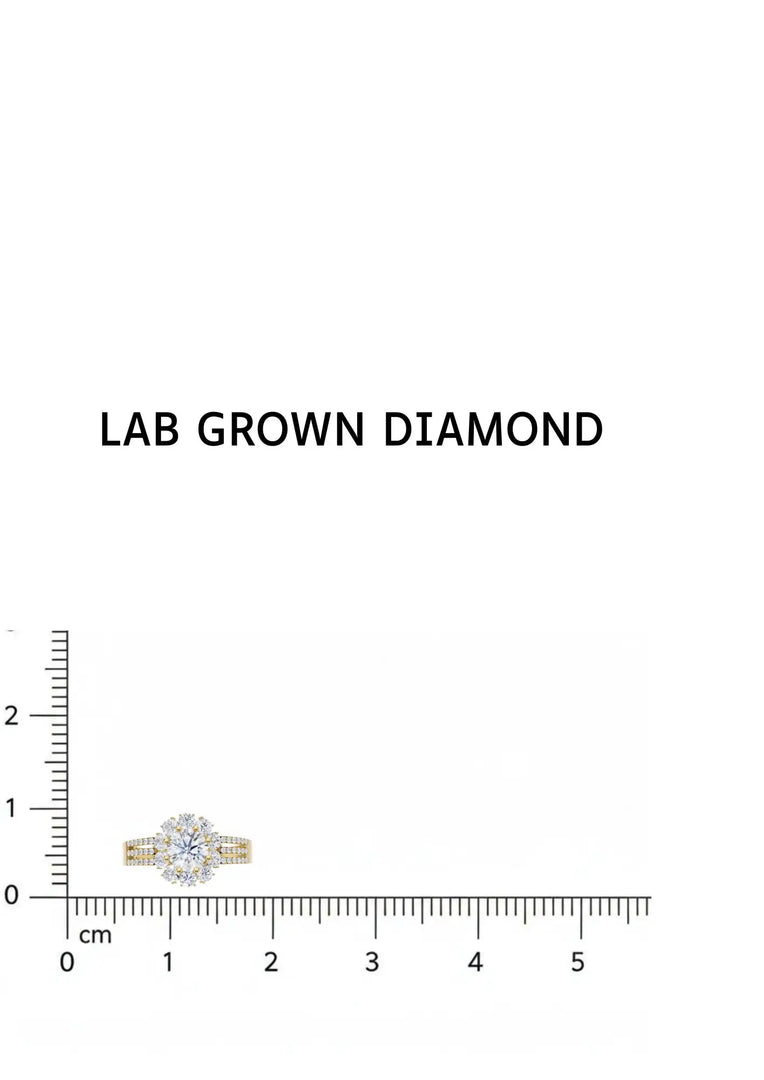 0.98 ct Lab-Grown Diamond Round Forever Ring