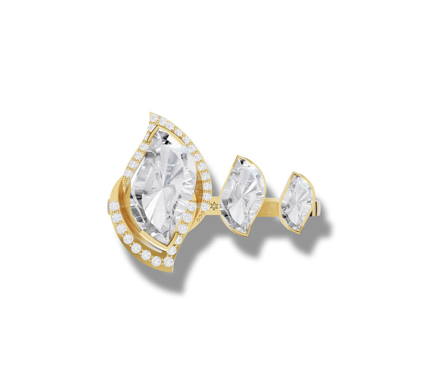 4.87 ct Lab-Grown Diamond Flanders Cut Ring
