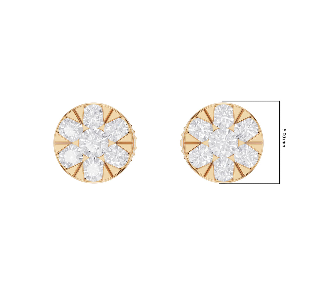 0.25 ct Lab-Grown Diamond Minimalist Stud Earrings