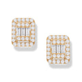 0.94 ct Lab-Grown Diamond Architectural Stud Earrings