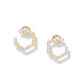 0.37 ct Lab-Grown Diamond Versatile Pavé Stud Earrings