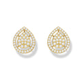 0.606 ct Lab-Grown Diamond Round Cluster Halo Earrings