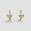 1.48 ct Lab-Grown Diamond Pear Rose Gold Gypset Hoop Earrings