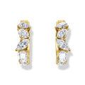 0.585 ct Lab-Grown Diamond Multi-Shape Hoop Earrings