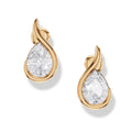 2.00 ct Lab-Grown Diamond Teardrop Pear Solitaire Earrings