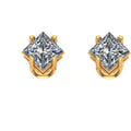 2.71 ct Lab-Grown Diamond Princess Earrings