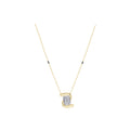 Emerald Solitaire 1.01 ct lab grown Mangalsutra