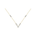 Classic Round Solitaire 1.37 ct lab grown Mangalsutra