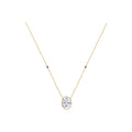 Oval Solitaire 1.43 ct lab grown Mangalsutra