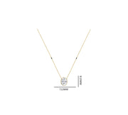 Oval Solitaire 1.43 ct lab grown Mangalsutra