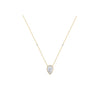 Pear Solitaire 1.43 ct lab grown Mangalsutra