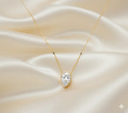 Pear Solitaire 1.43 ct lab grown Mangalsutra