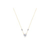 Heart Solitaire 1.67 ct lab grown Mangalsutra