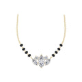 Radiant Trio 1.66 ct lab grown Marquise Mangalsutra