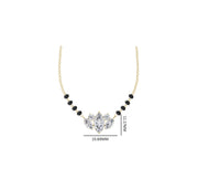 Radiant Trio 1.66 ct lab grown Marquise Mangalsutra