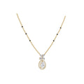 1.79 ct lab grown Floral Marquise Pear Mangalsutra
