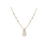 1.79 ct lab grown Floral Marquise Pear Mangalsutra