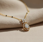Load image into Gallery viewer, 1.79 ct lab grown Floral Marquise Pear Mangalsutra
