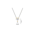 Load image into Gallery viewer, Princess Duo 1.18 ct lab grown Diamond Mangalsutra
