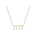 Pear Quartet 1.09 ct lab grown Diamond Mangalsutra
