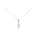 Tri-Stone Balance 1.64 ct lab grown Diamond Mangalsutra