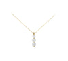 Tri-Stone Balance 1.64 ct lab grown Diamond Mangalsutra