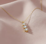 Load image into Gallery viewer, Tri-Stone Balance 1.64 ct lab grown Diamond Mangalsutra
