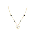 Three-Stone Promise 1.28 ct lab grown Diamond Mangalsutra
