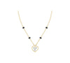 Three-Stone Promise 1.28 ct lab grown Diamond Mangalsutra