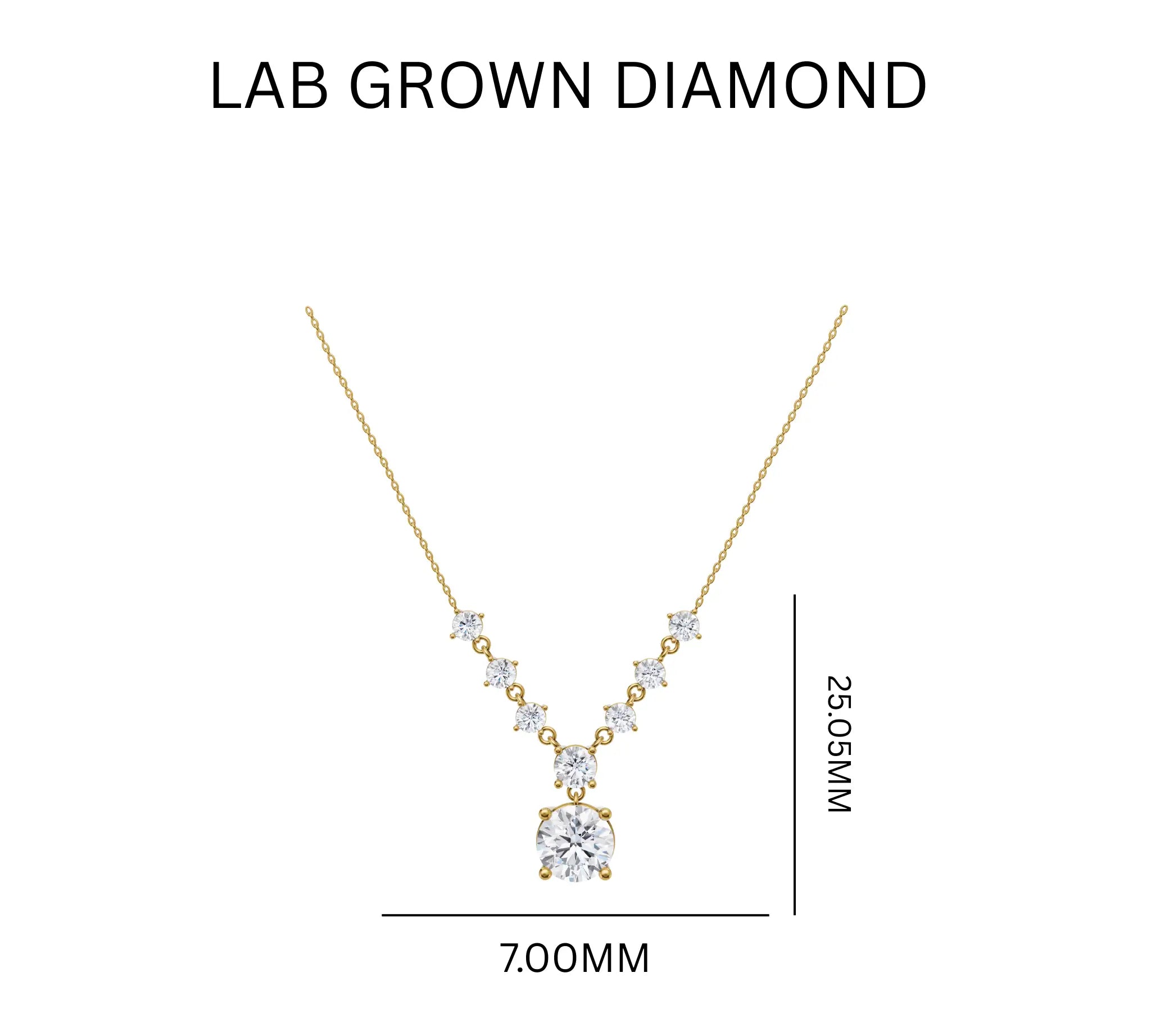 1.96ct Lab Grown Diamond Starburst Cluster Pendant